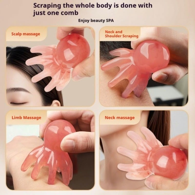 3-in-1 Hair Growth & Scalp Care Set - Oil Applicator + Scalp Massager + Comb Bottle