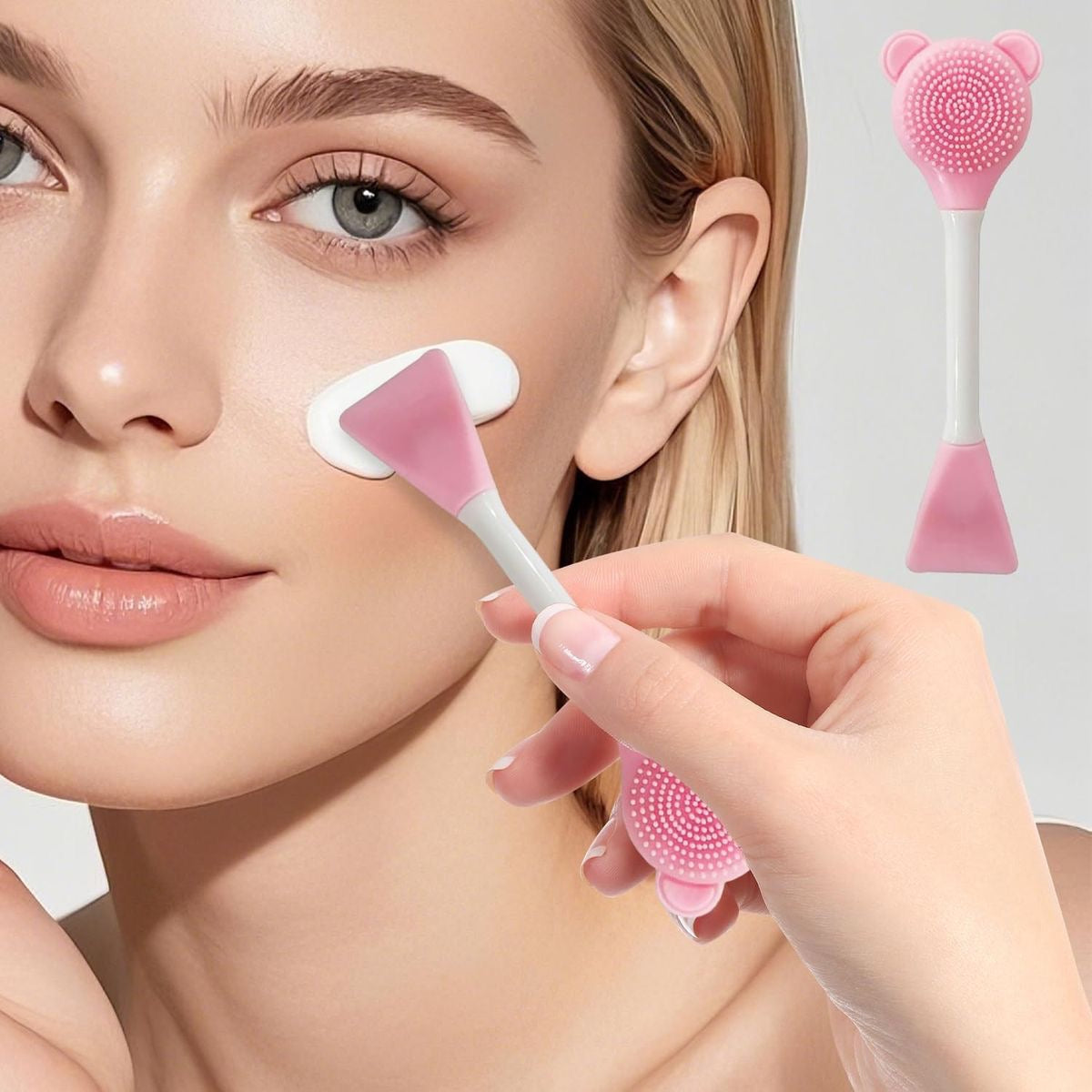 7-in-1 Glow & Clean Skincare Set - Ice Roller + Face Scrubber + Washbag