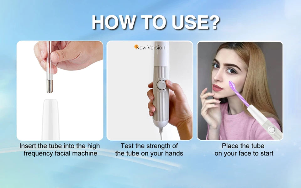 DARSONVAL 6-in-1 Hight Frequency Wand