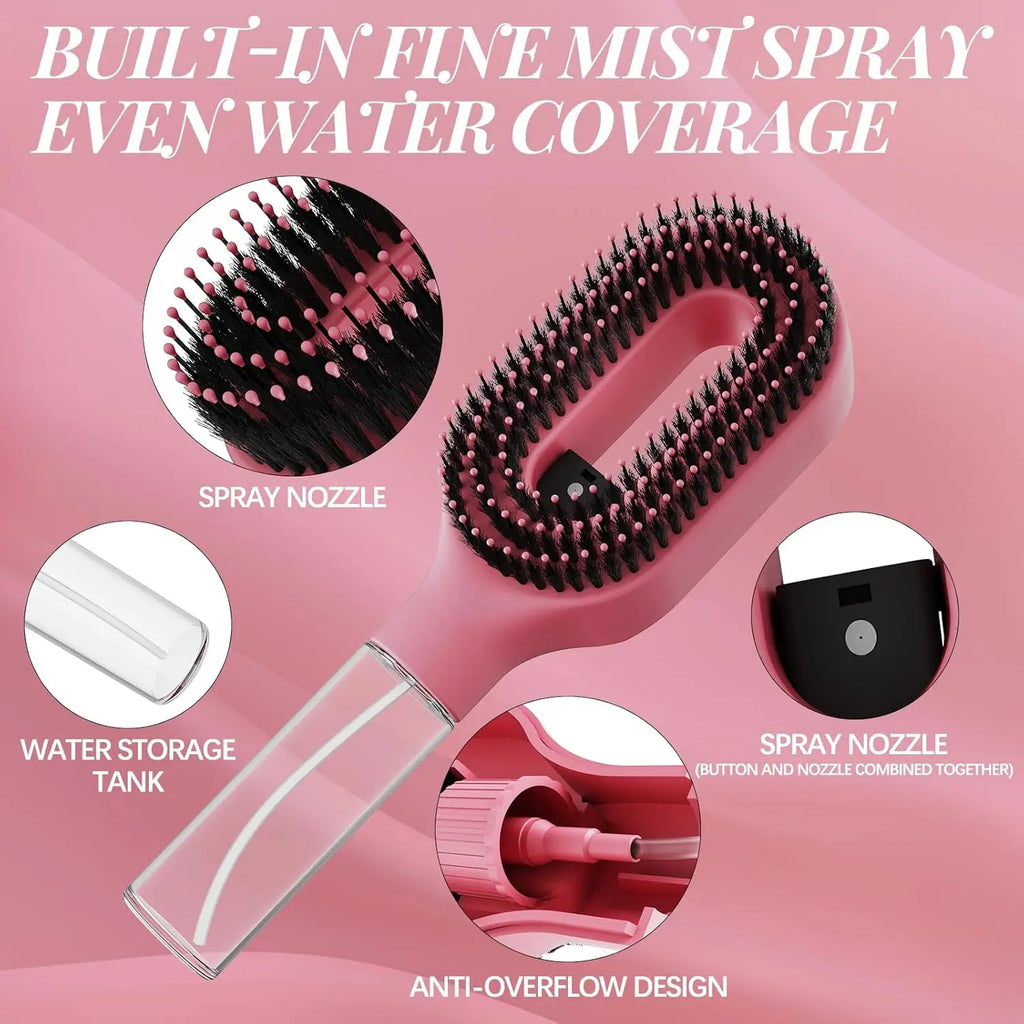 2-in-1 WATER SPRAY HAIRBRUSH