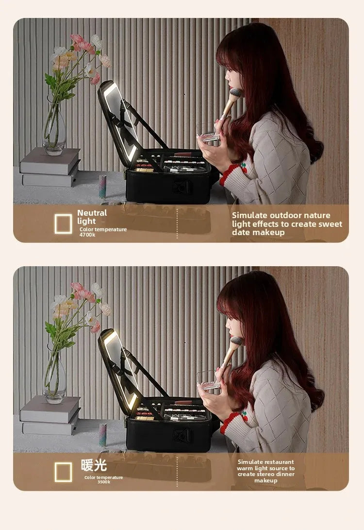 Portable travel vanity