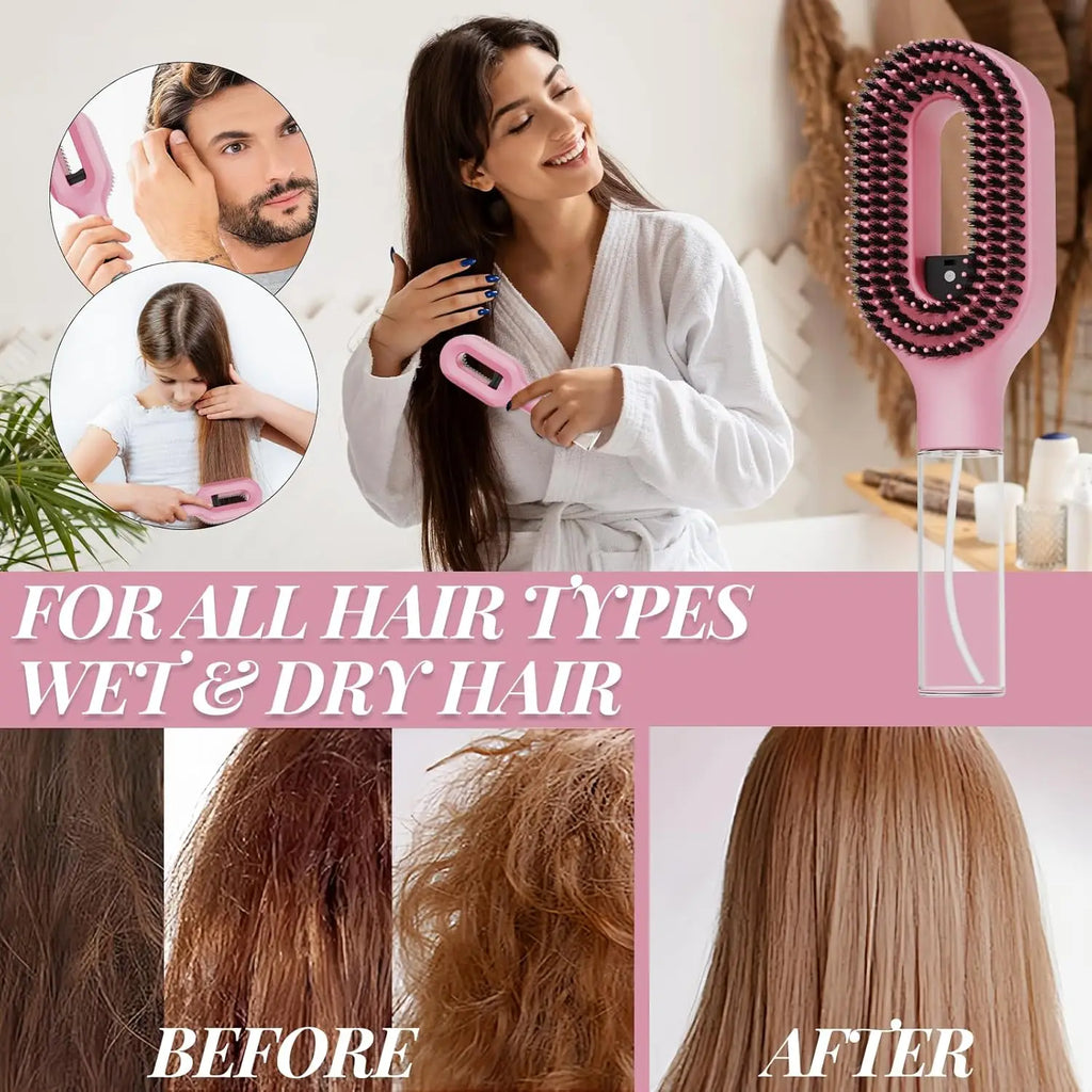 2-in-1 WATER SPRAY HAIRBRUSH