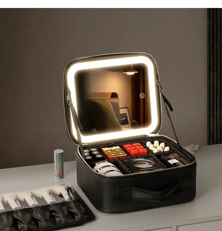 Portable travel vanity