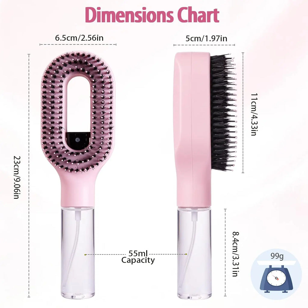 2-in-1 WATER SPRAY HAIRBRUSH