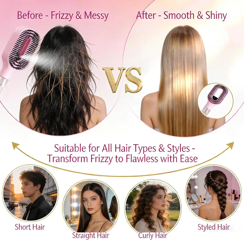 2-in-1 WATER SPRAY HAIRBRUSH