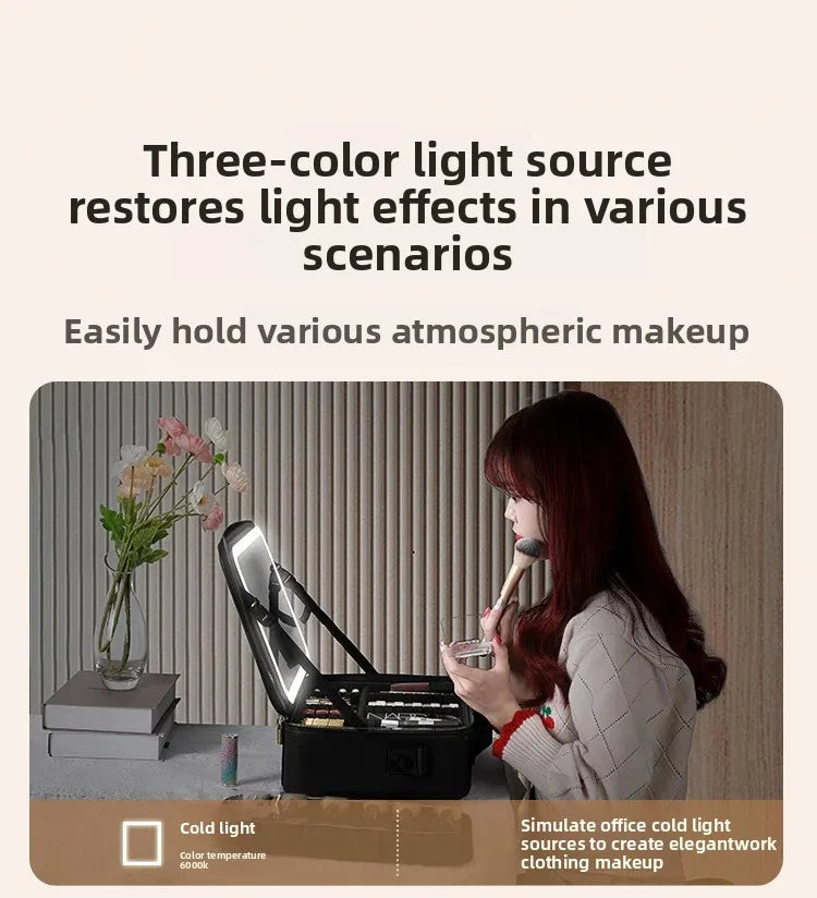Portable travel vanity