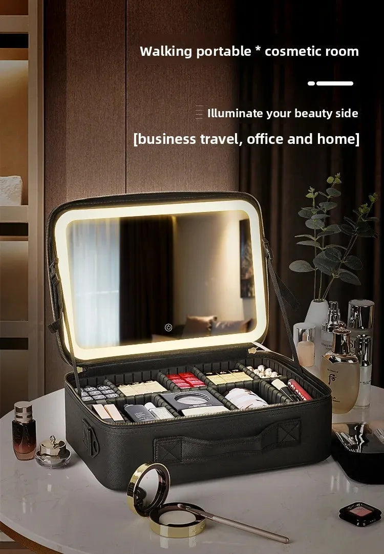 Portable travel vanity