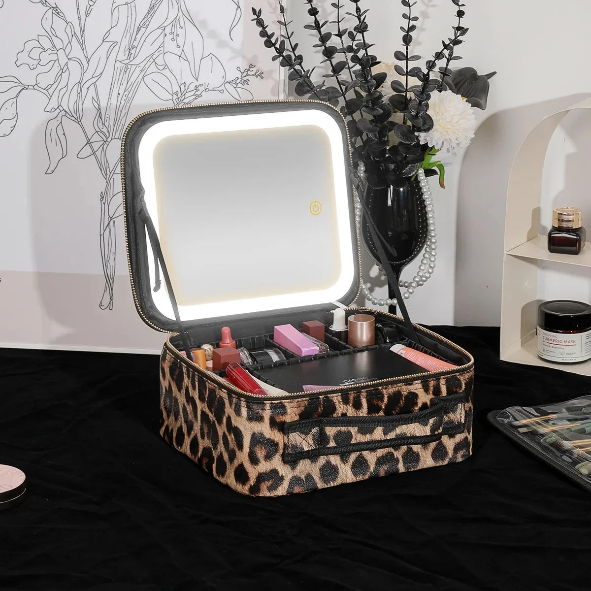 Portable travel vanity
