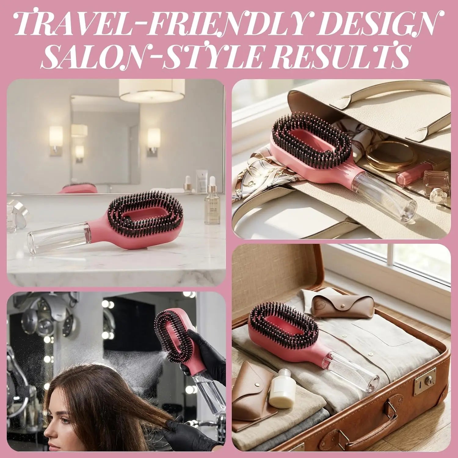 2-in-1 WATER SPRAY HAIRBRUSH